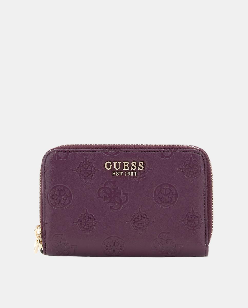Imagen 1 de Cartera mediana con cierre doble cremallera - Guess - Burdeos Burdeos