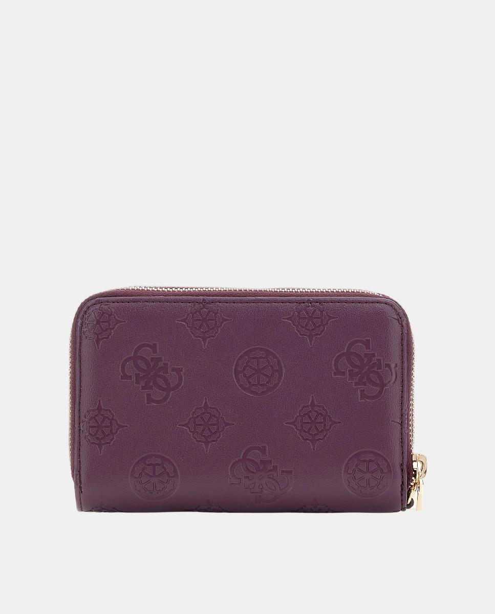 Imagen 2 de Cartera mediana con cierre doble cremallera - Guess - Burdeos Burdeos