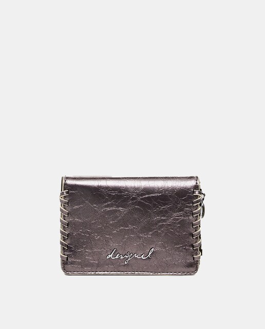 Imagem 0 de Porta-Moedas Pequeno Metalizado Conversível