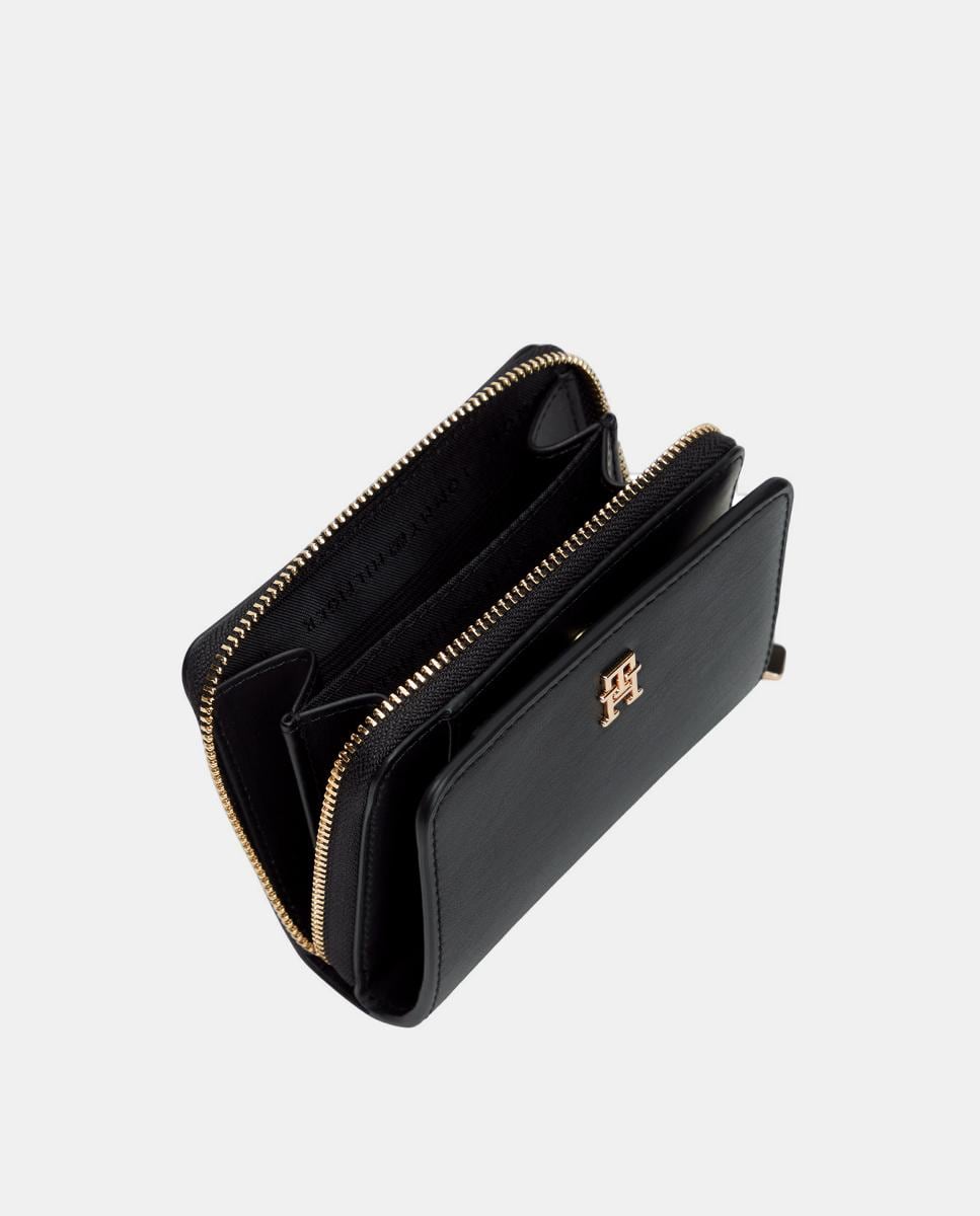 Carteira Média com Logótipo - Preto Preto-3