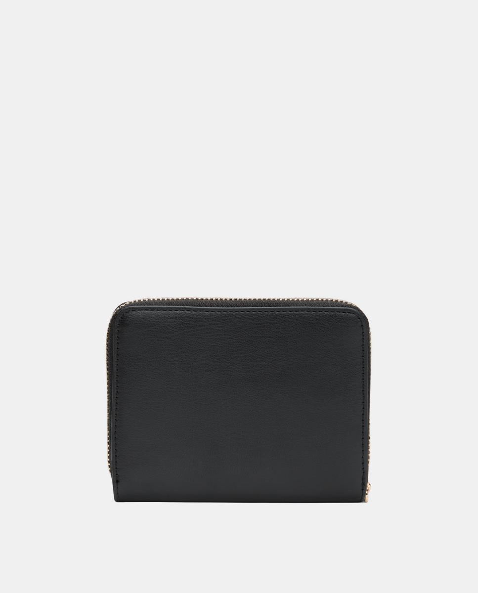 Carteira Média com Logótipo - Preto Preto-5