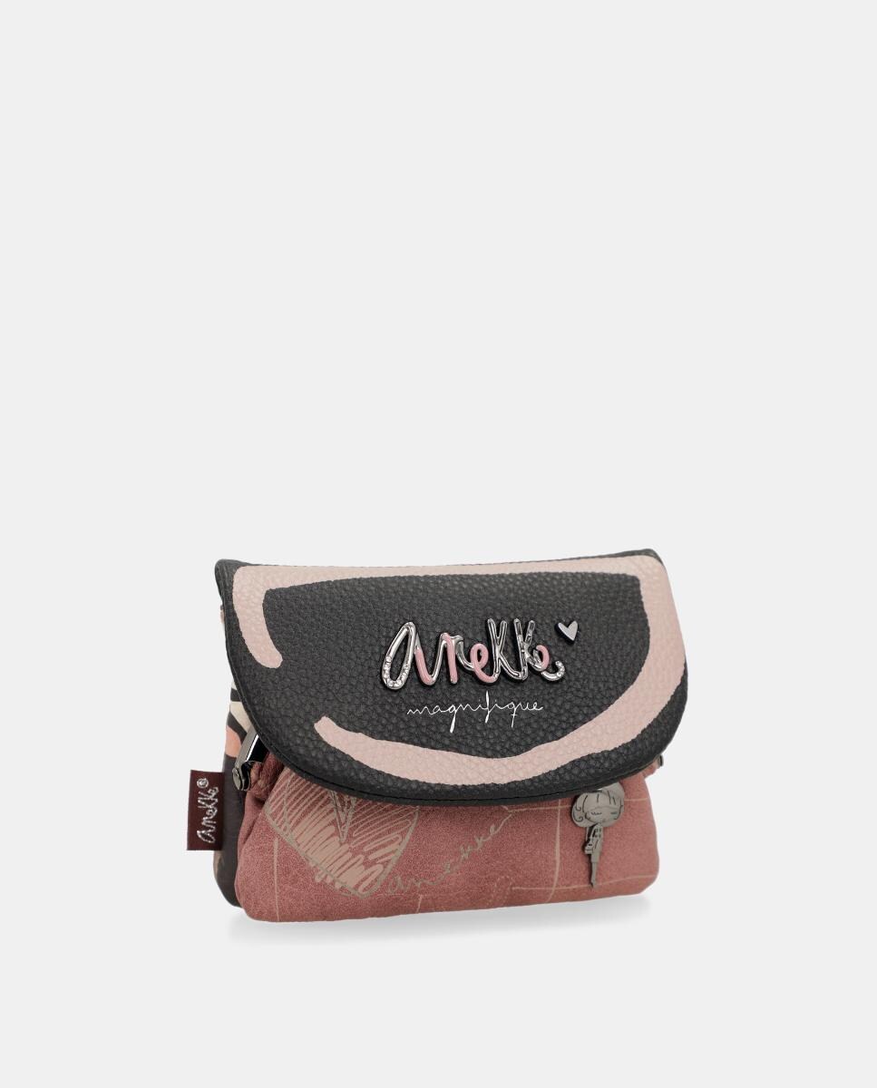 Porta-Moedas Pequeno com Aba Parisian Multicolor-3