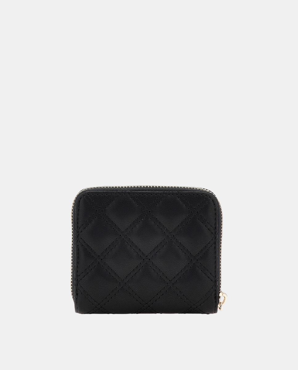 Porta-Moedas Médio com Fecho de Correr e Logótipo 4G Preto-2