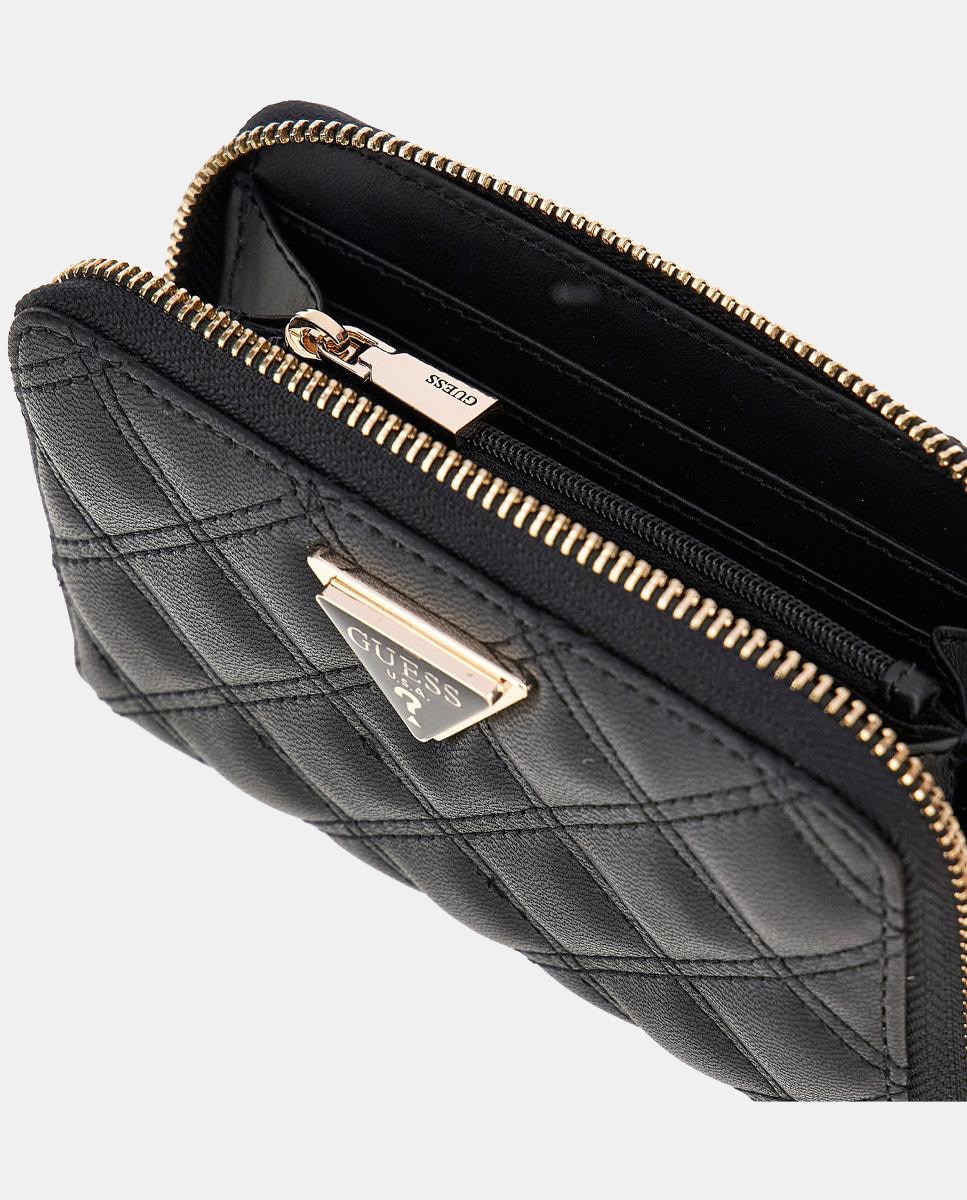 Porta-Moedas Médio com Fecho de Correr Preto-3