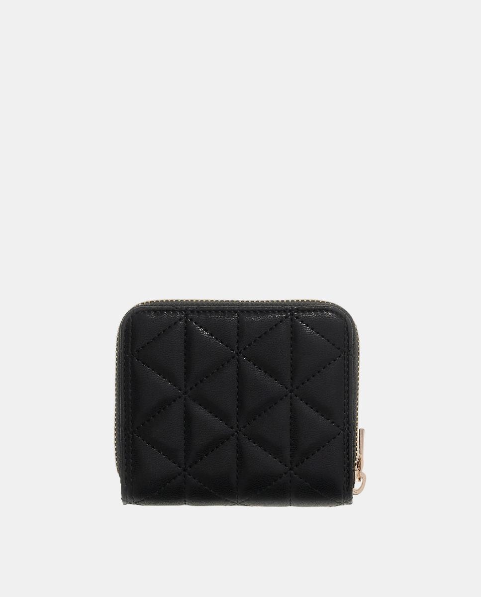 Porta-Moedas Médio com Fecho de Correr e Logótipo 4G Preto-2