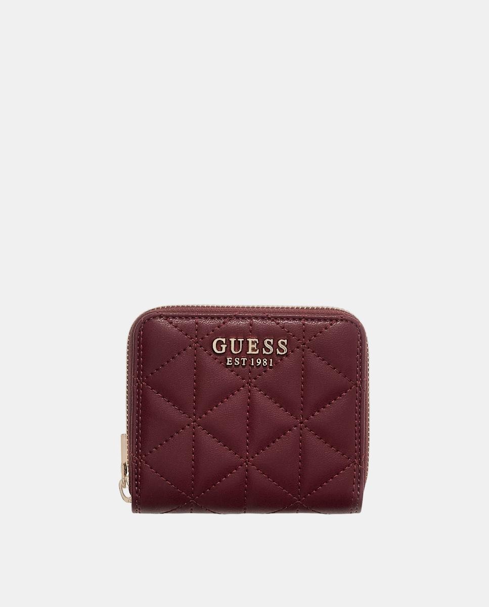 Porta-Moedas Médio com Fecho de Correr e Logótipo 4G Bordeaux-1