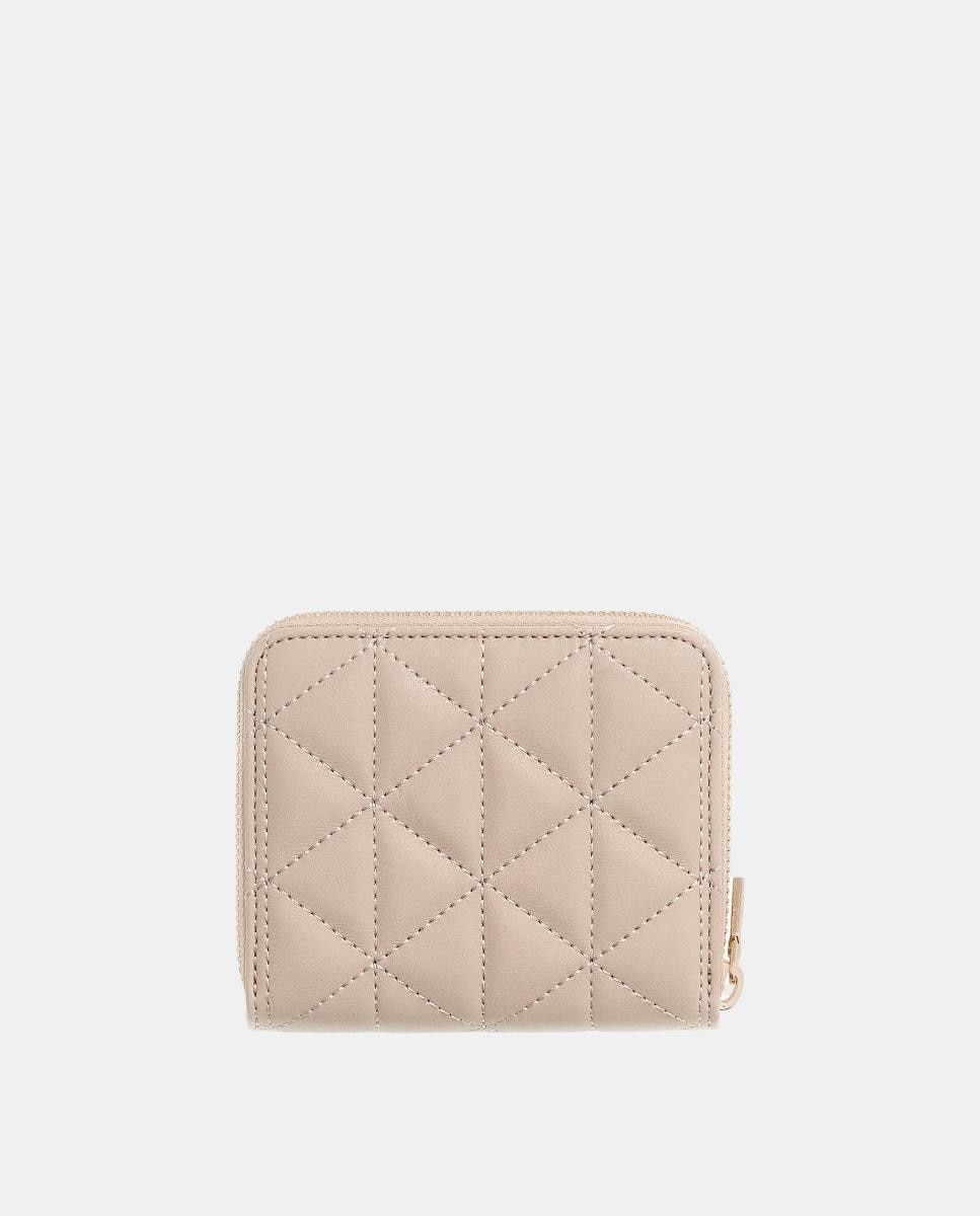 Porta-Moedas Médio com Fecho de Correr e Logótipo 4G Natural-2