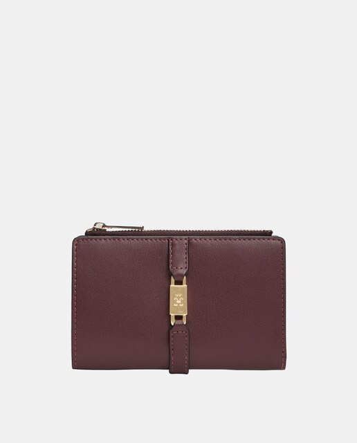 Imagen 0 de Cartera mediana de mujer en color burdeos