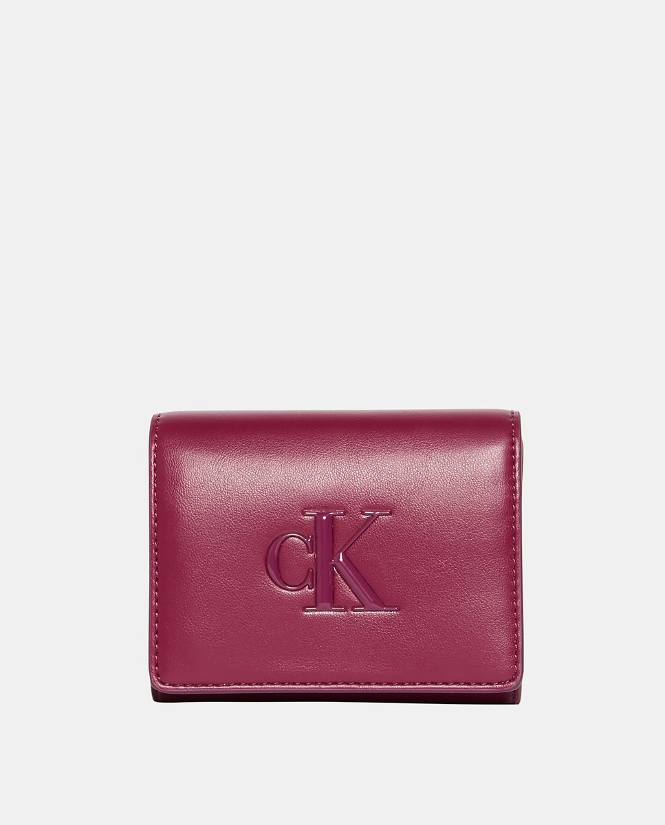 Imagem 0 de Carteira com Fecho de Aba e Logótipo CK