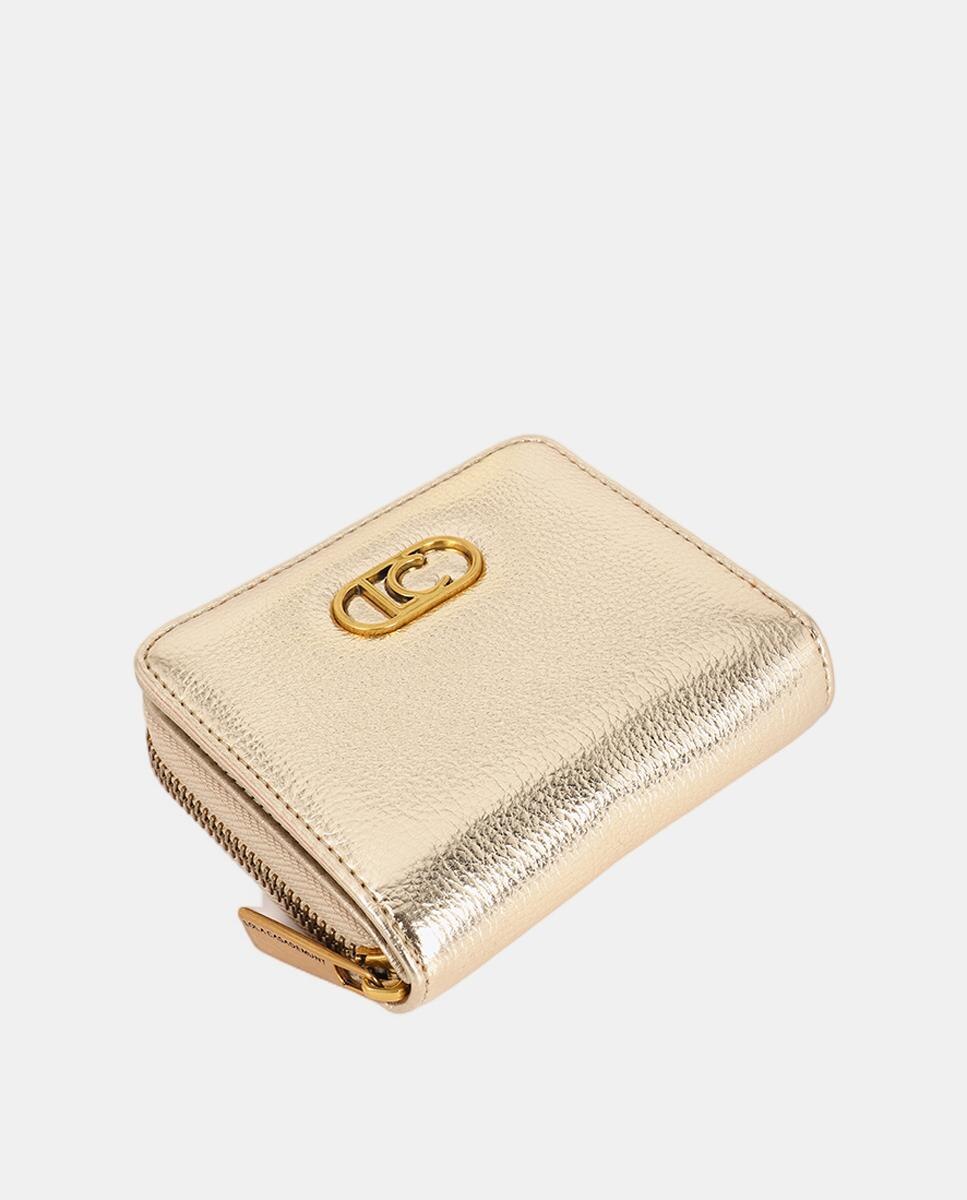 Porta-Moedas Metalizado Ouro-5