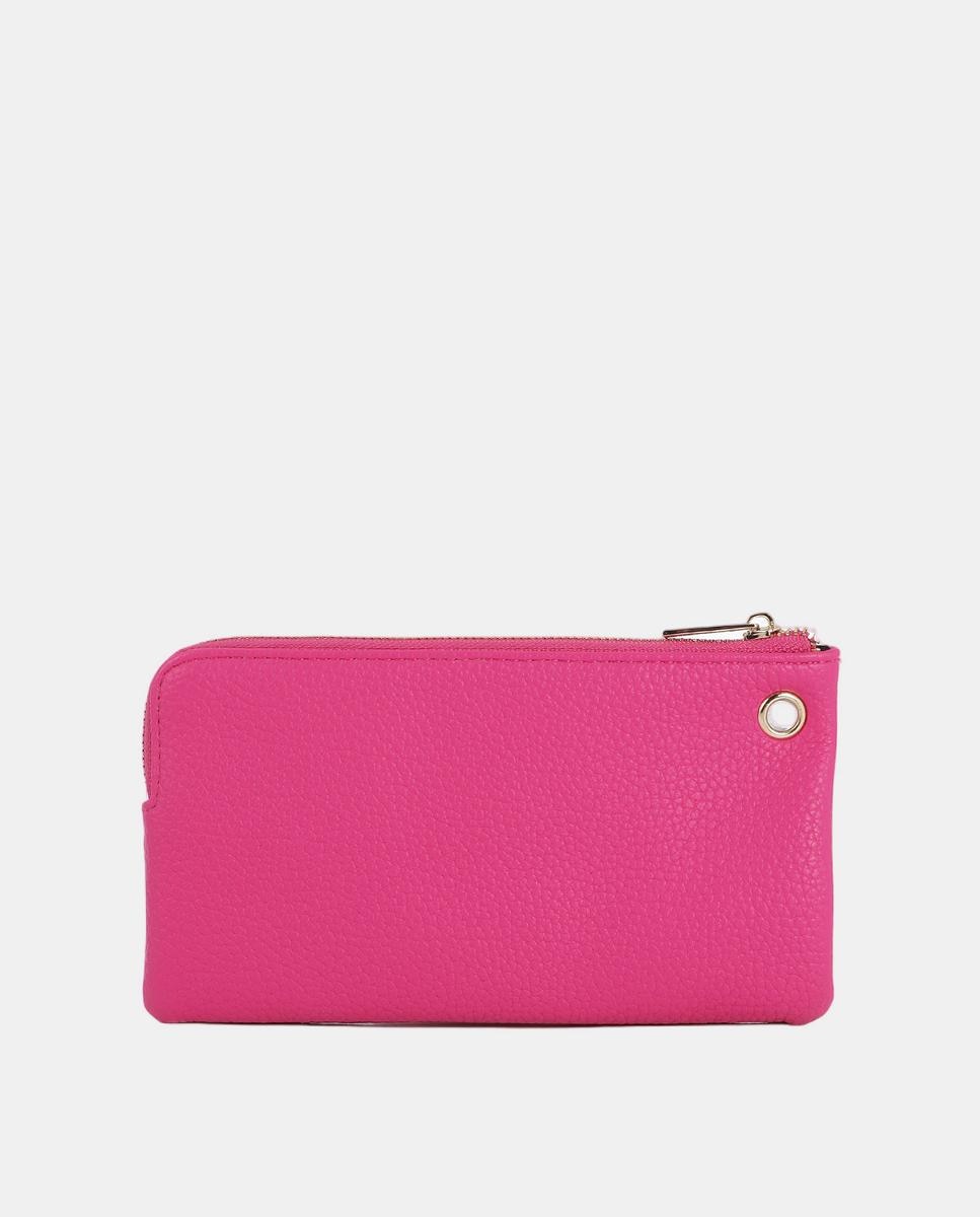 Porta-Moedas Duplo com Pendente LC Rosa-5