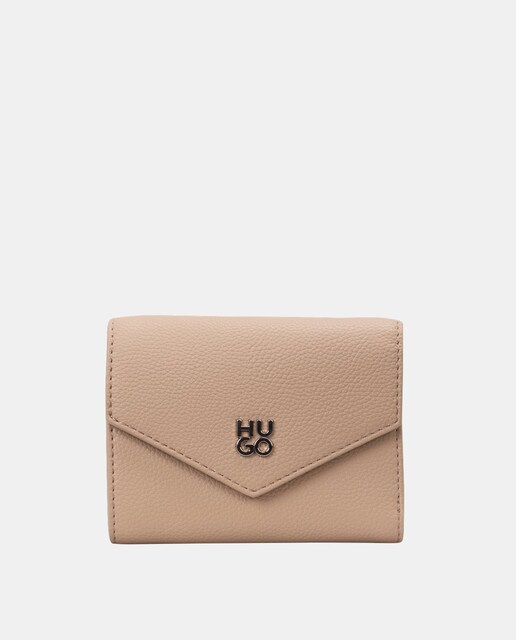 Imagem 0 de Porta-Moedas com Fecho de Botão Tipo Aba Totalmente Forrado e Logótipo Metálico