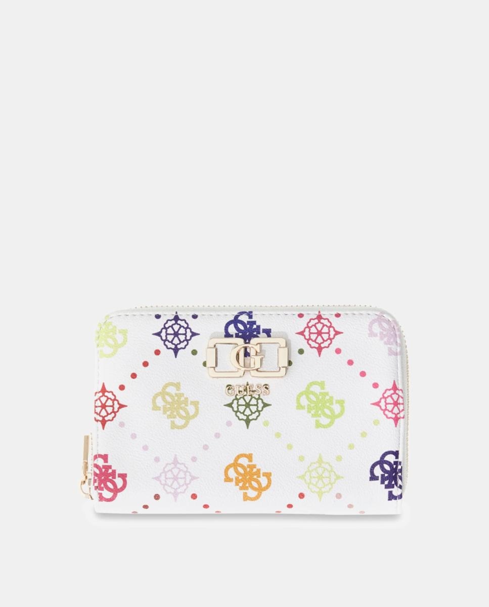 Imagem 0 de Porta-Moedas Emelie Médio com Fecho de Correr e Logótipo 4G