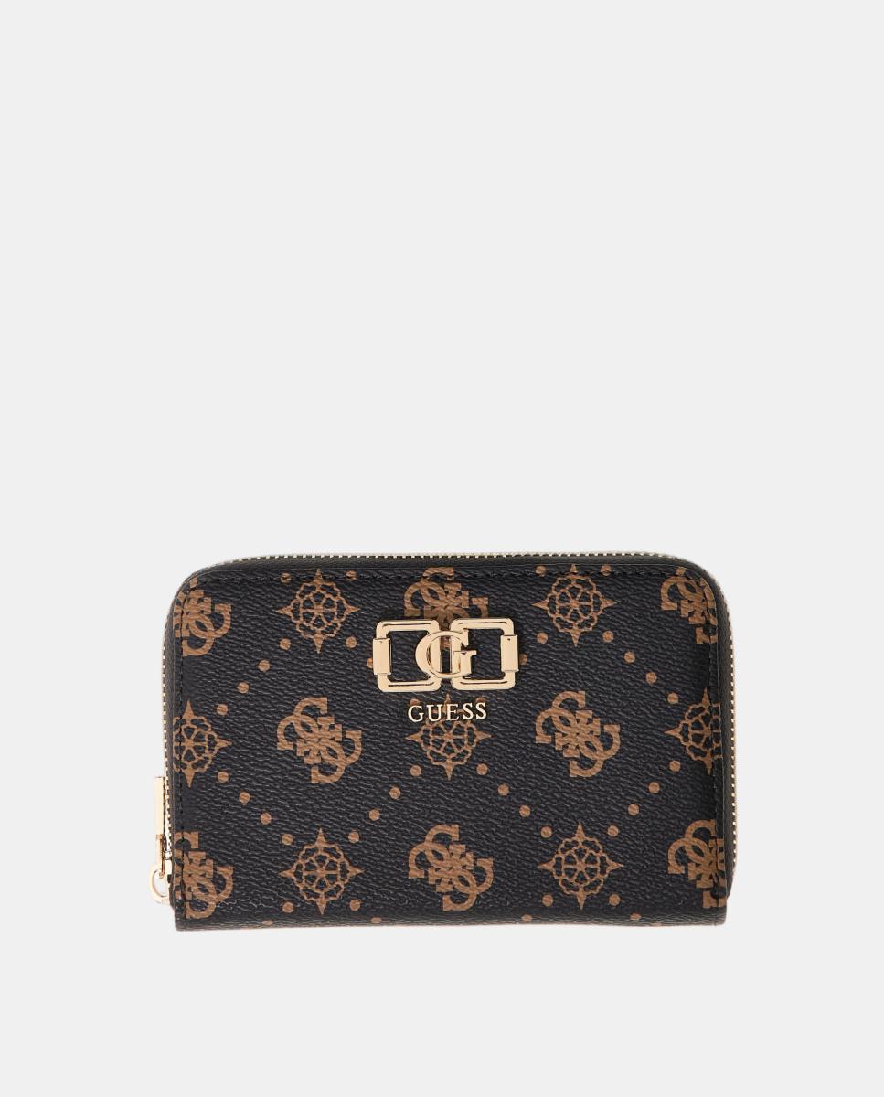 Imagem 0 de Porta-Moedas Emelie Médio com Fecho de Correr e Logótipo 4G