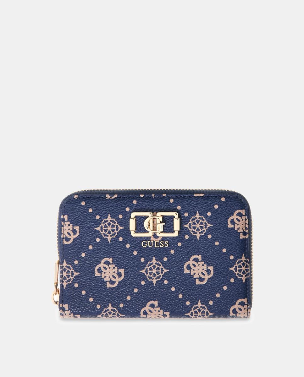 Imagem 0 de Porta-Moedas Emelie Médio com Fecho de Correr e Logótipo 4G