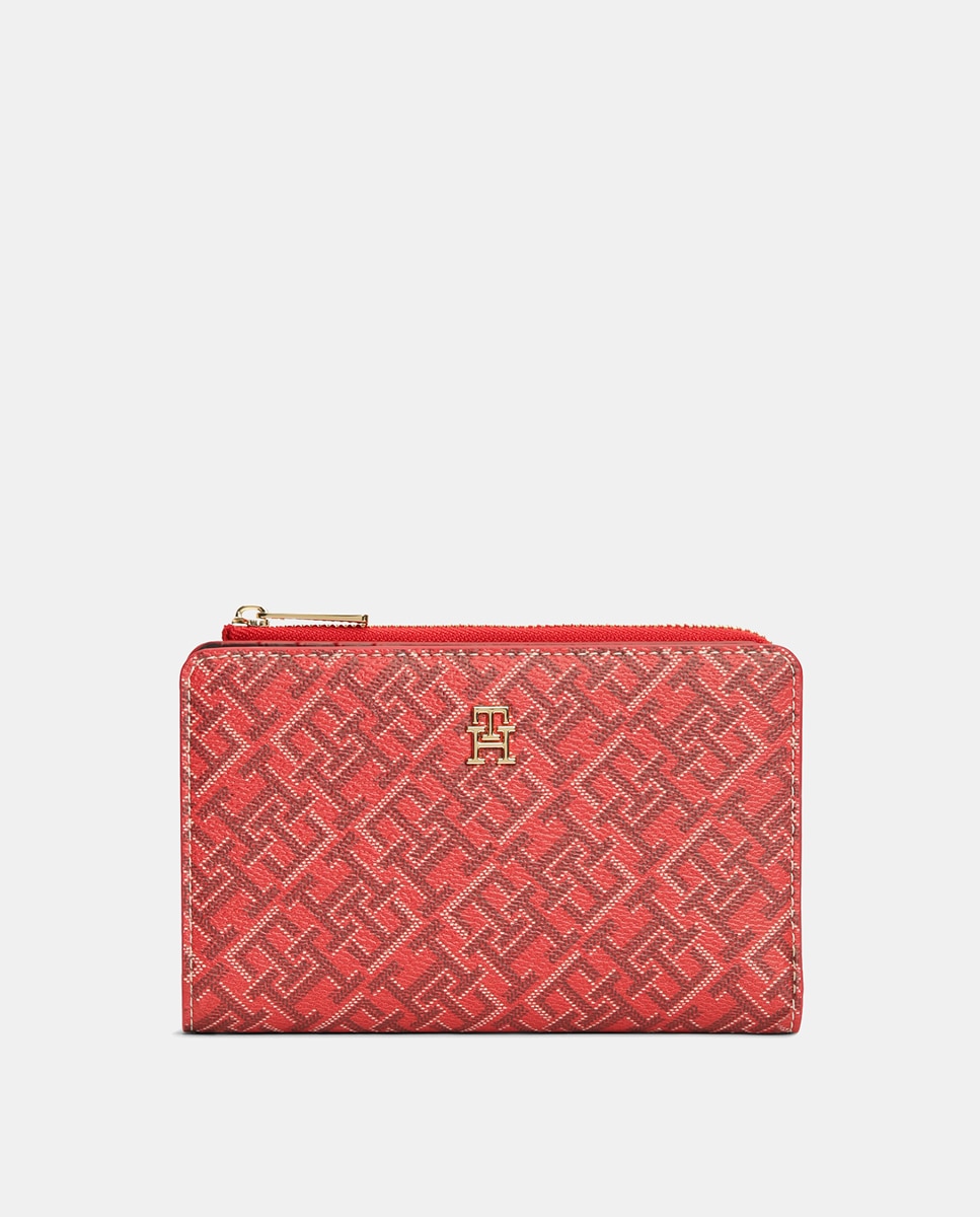 Imagem 0 de Carteira Bifold em Cor Vermelha da Tommy Hilfiger