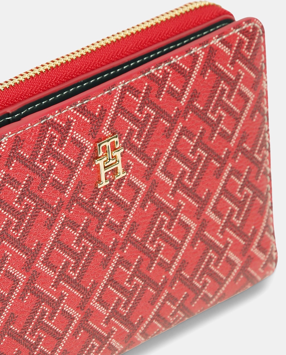 Carteira Bifold em Cor Vermelha da Tommy Hilfiger Vermelho-2