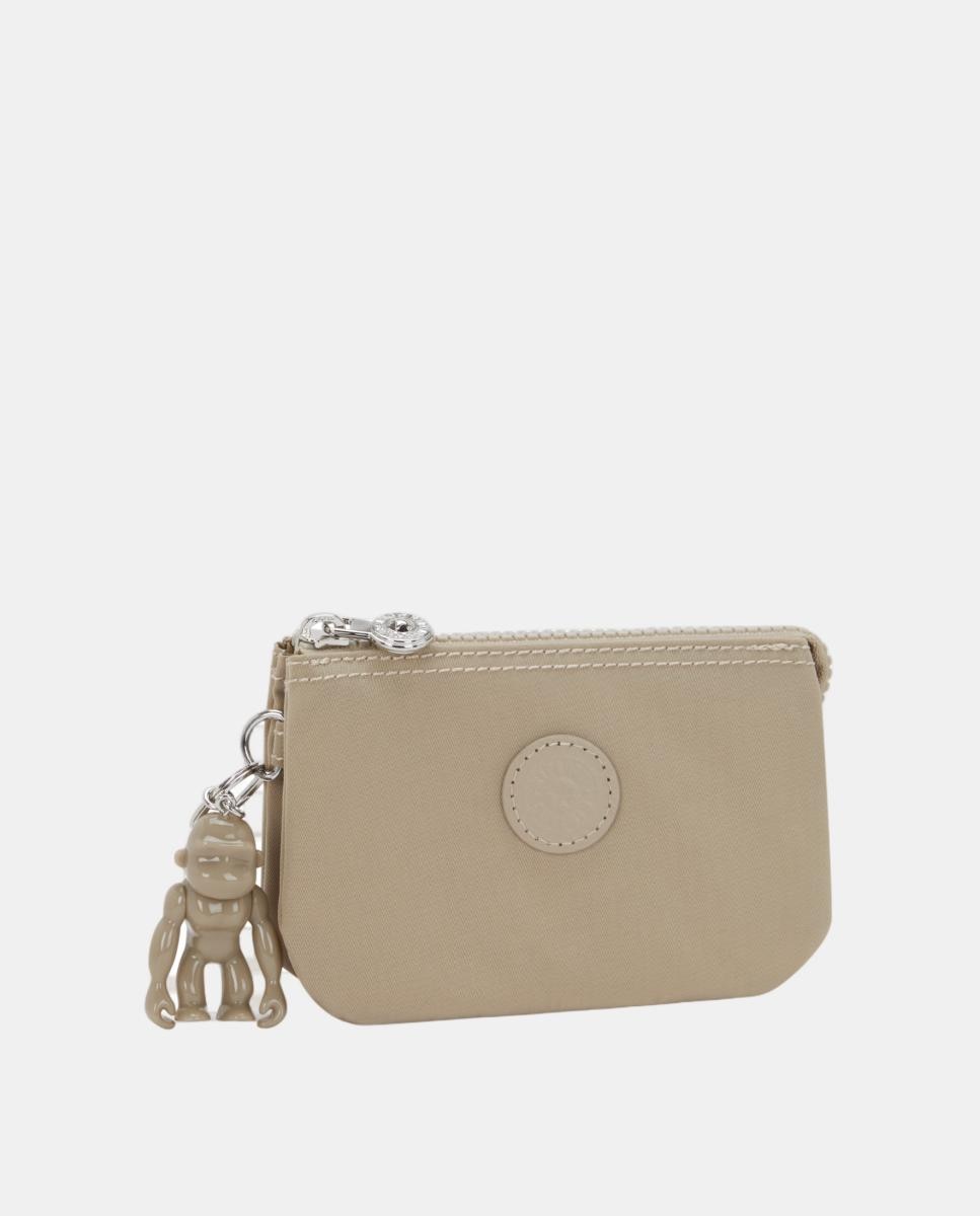 Porta-Moedas Pequeno Multiusos com Três Compartimentos, Modelo Creativity S Bege-5