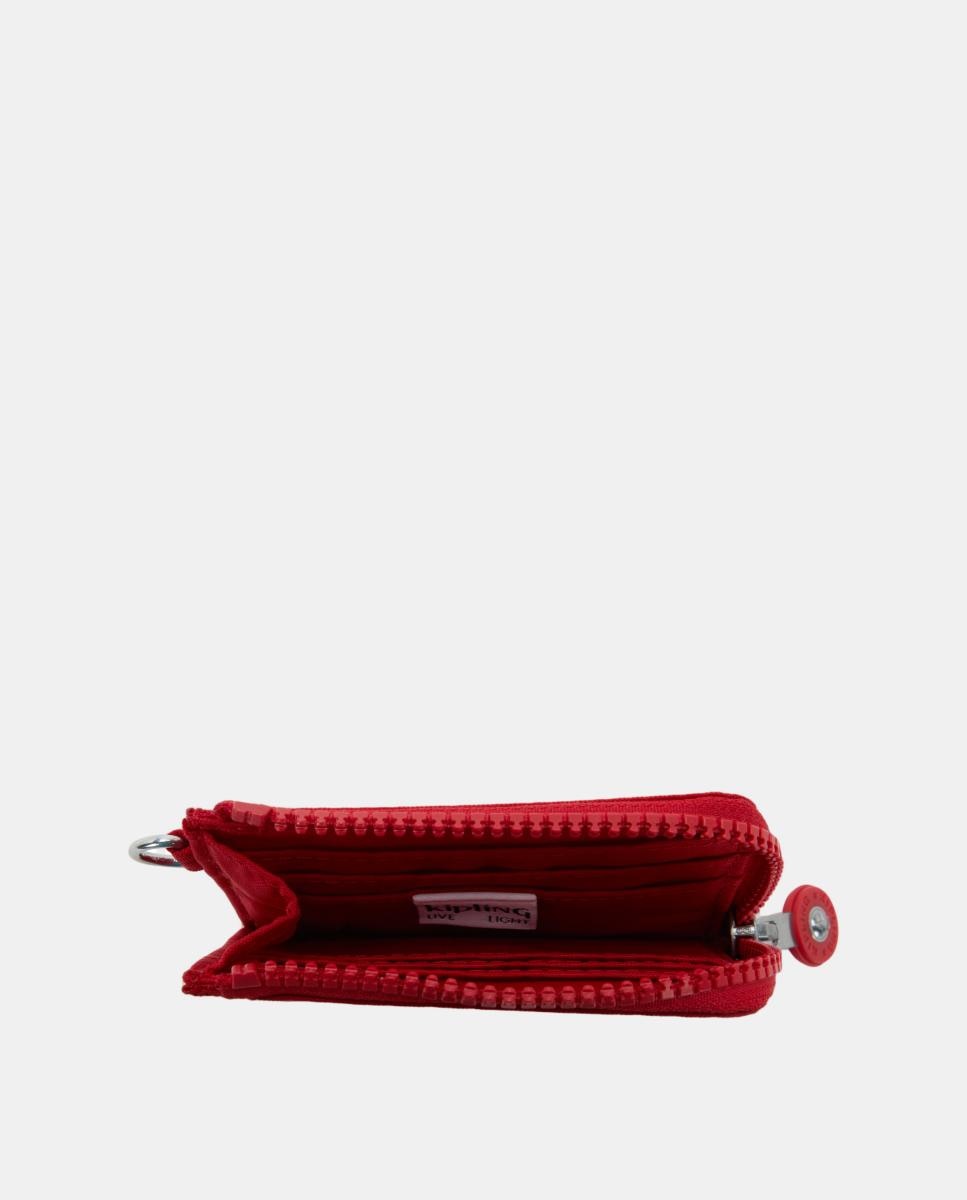 Carteira Pequena com Porta-Cartões, Modelo Card Pal Vermelho-3