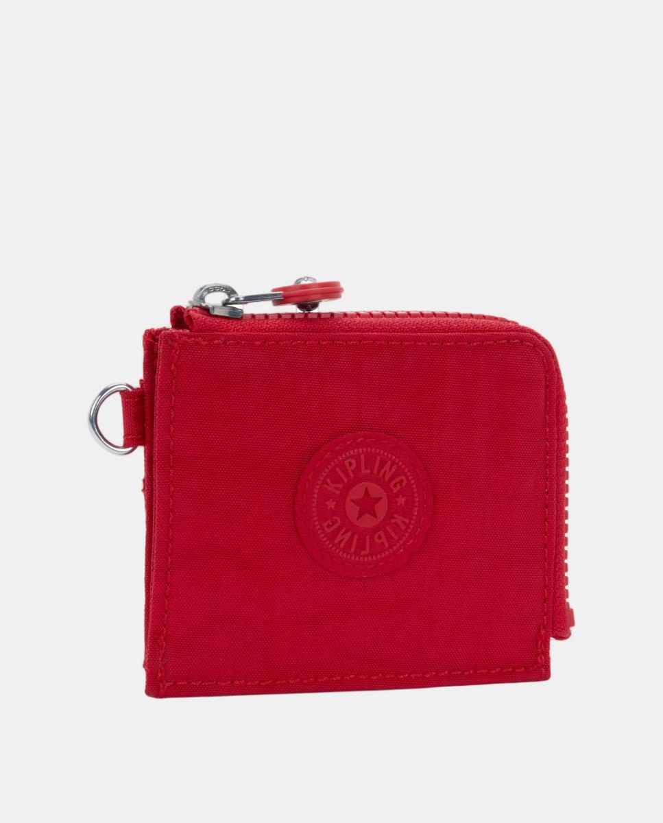 Carteira Pequena com Porta-Cartões, Modelo Card Pal Vermelho-4