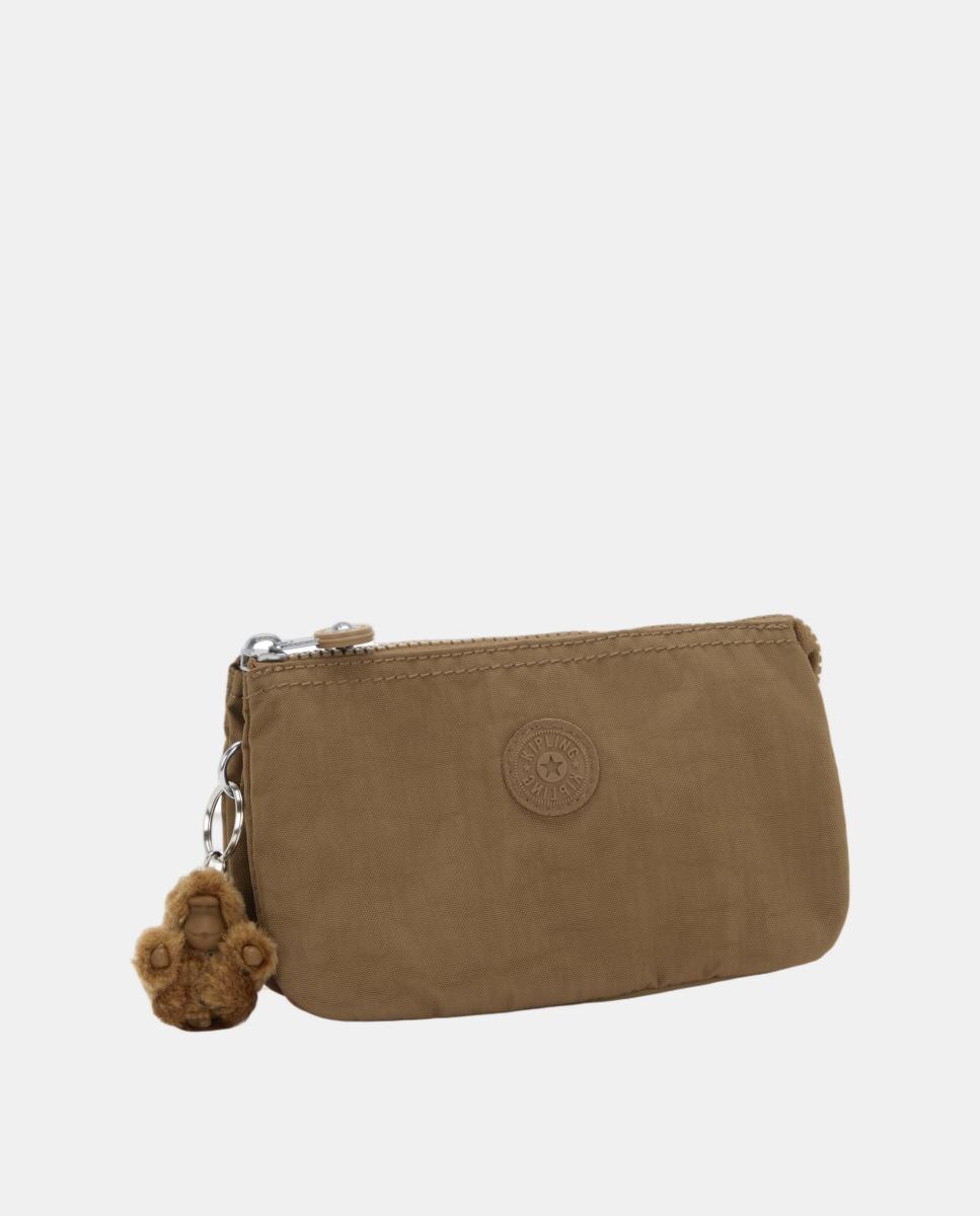 Porta-Moedas Grande Multiusos com Três Compartimentos, Modelo Creativity L Castanho-5