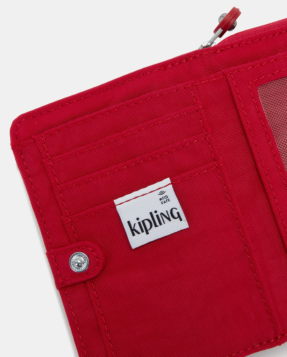 Carteira Média com Sistema RFID, Modelo Money Love Vermelho-5