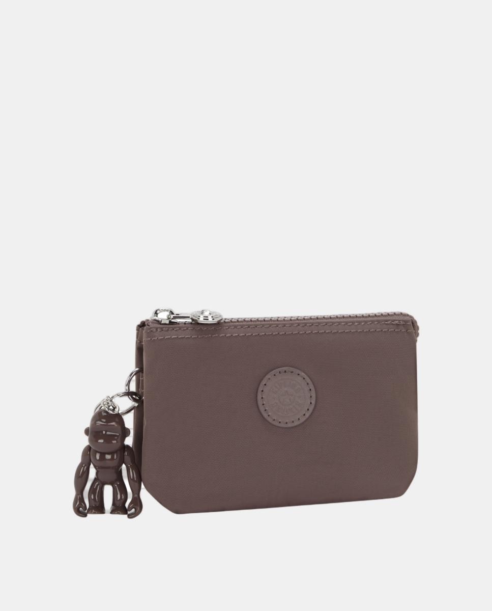 Porta-Moedas Pequeno Multiusos com Três Compartimentos, Modelo Creativity S Castanho-5