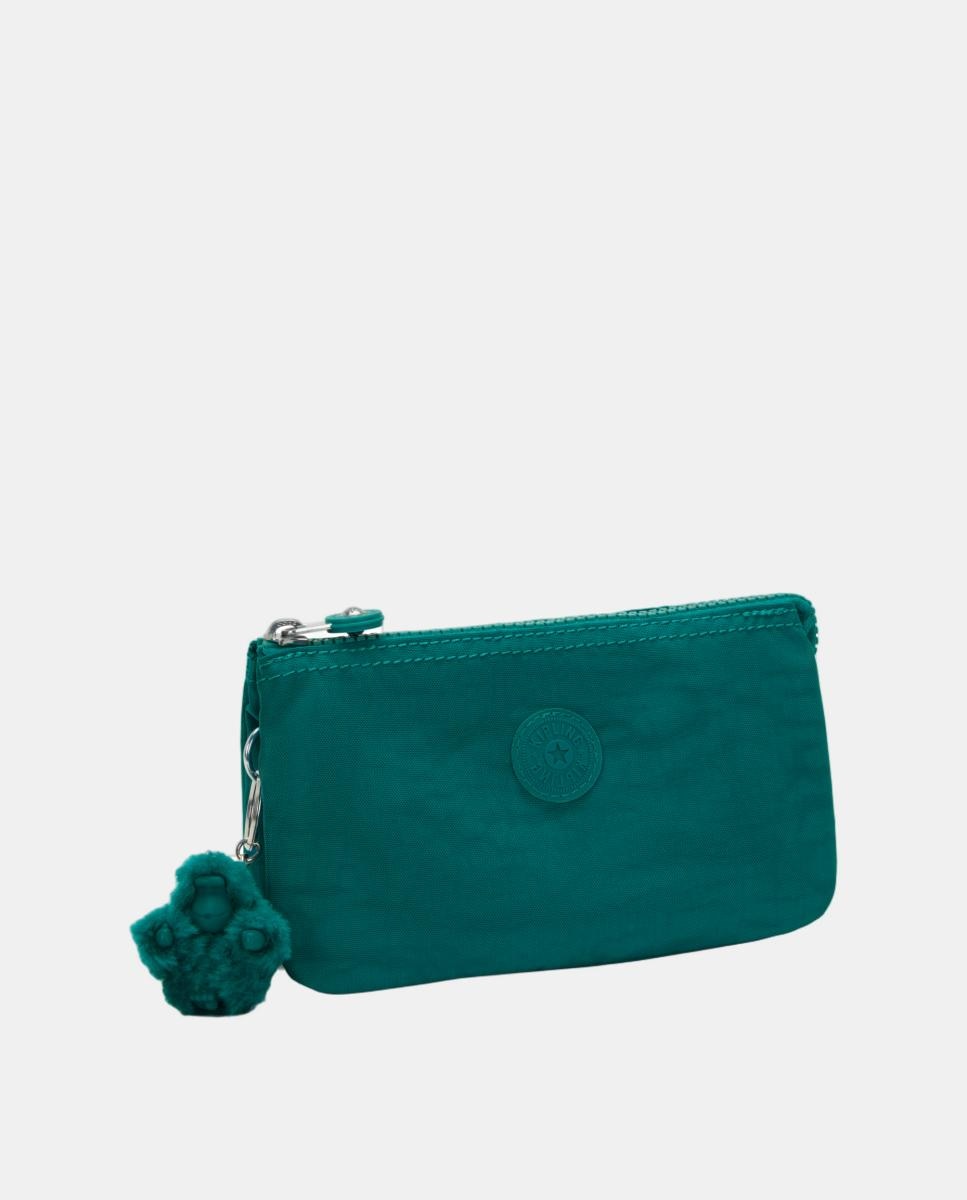 Porta-Moedas Grande Multiusos com Três Compartimentos, Modelo Creativity L Verde-5