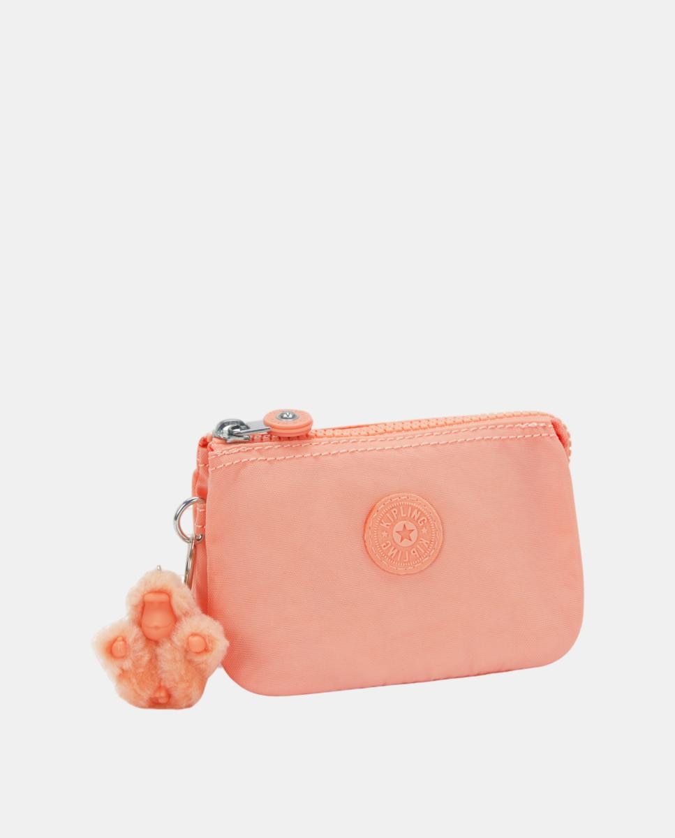 Porta-Moedas Pequeno Multiusos com Três Compartimentos, Modelo Creativity S Laranja-5