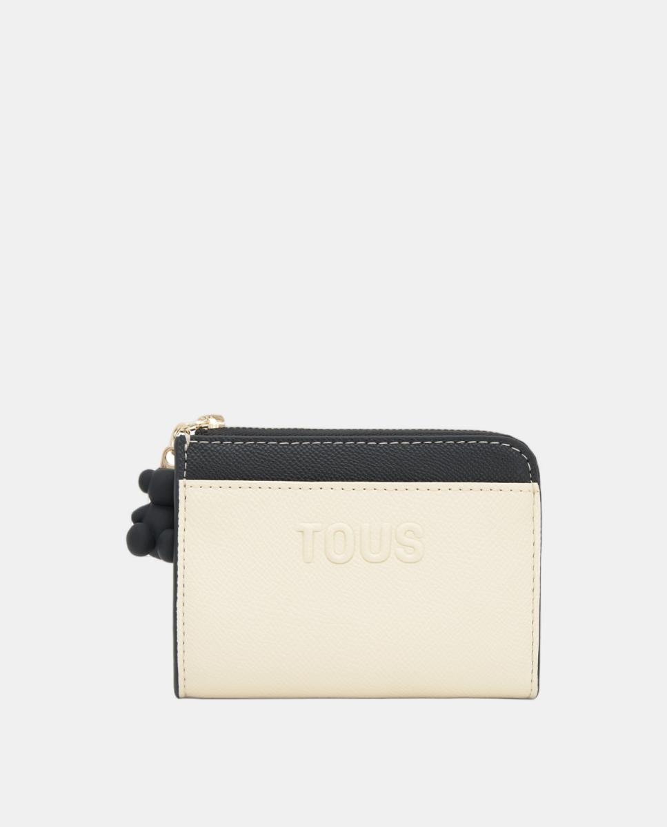 Monedero grande Audree Saffiano - Tous - Beige Beige-1