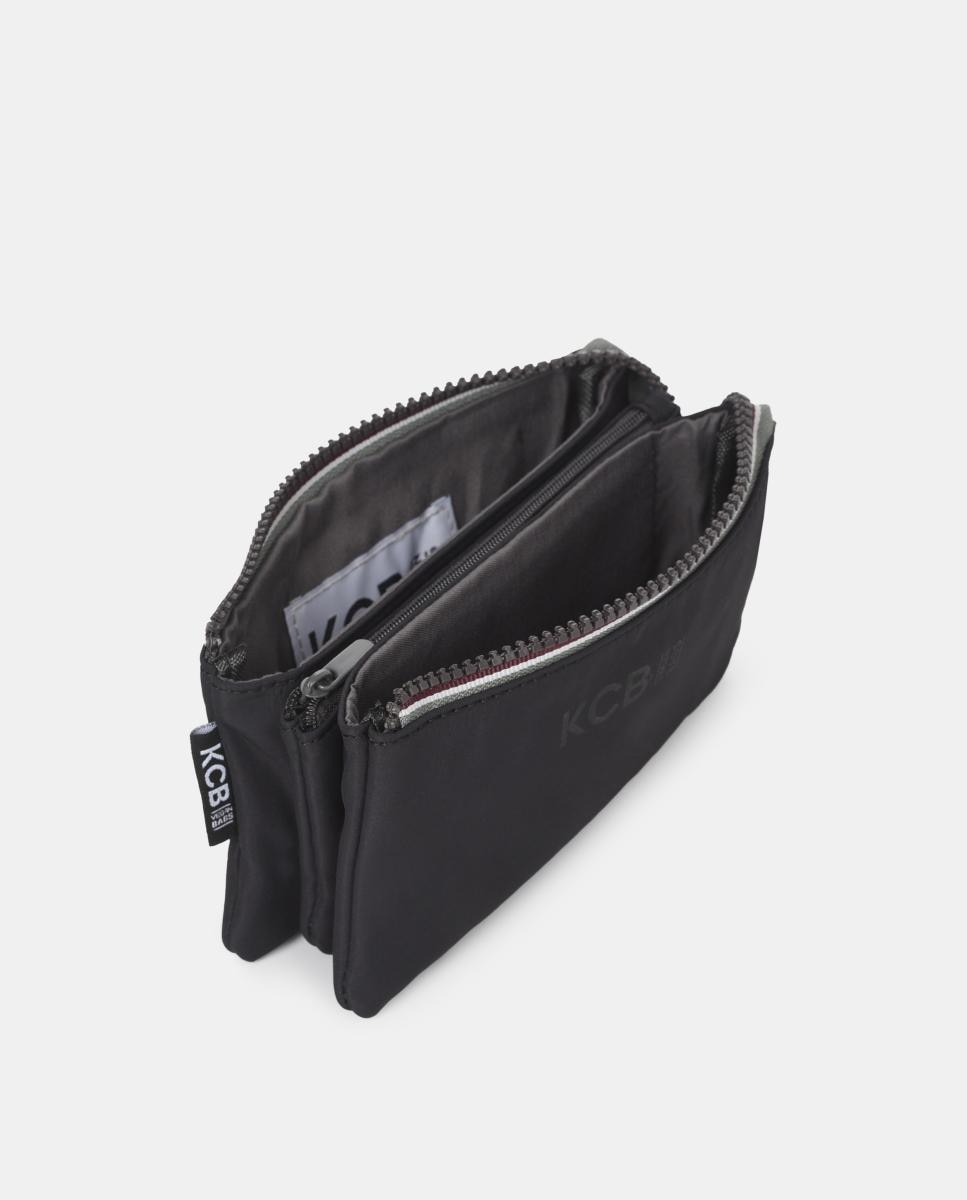 Carteira trifold grande KCB Glow Preto-2