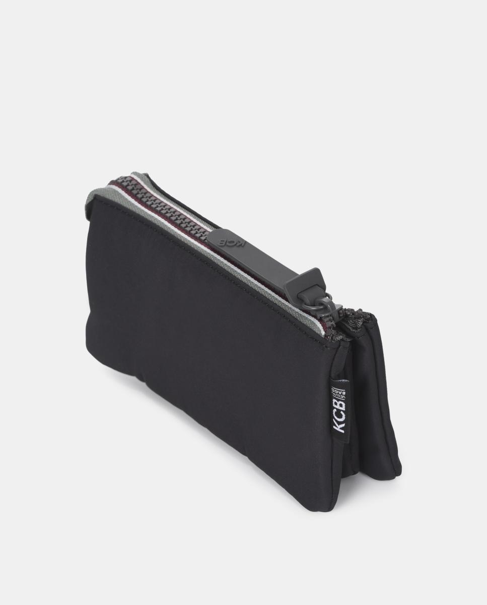 Carteira trifold grande KCB Glow Preto-3