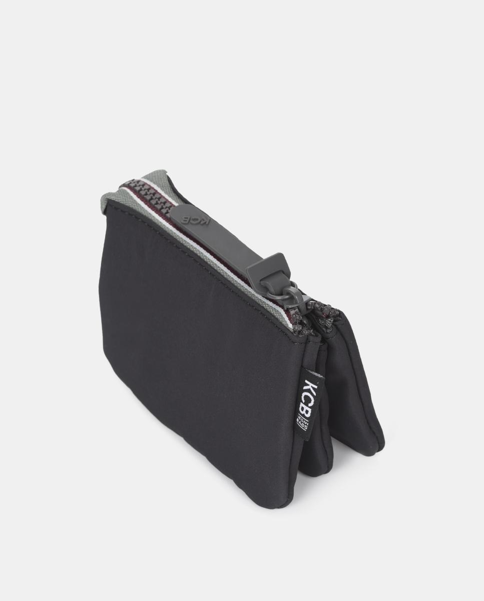 Carteira trifold pequena KCB Glow Preto-3