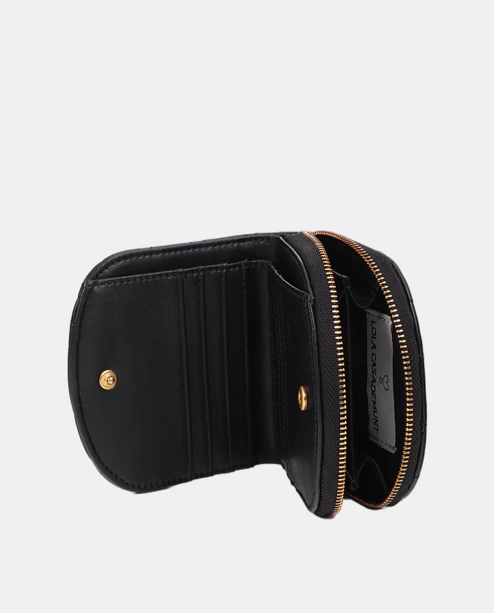 Porta-Moedas Acolchoado Preto-4