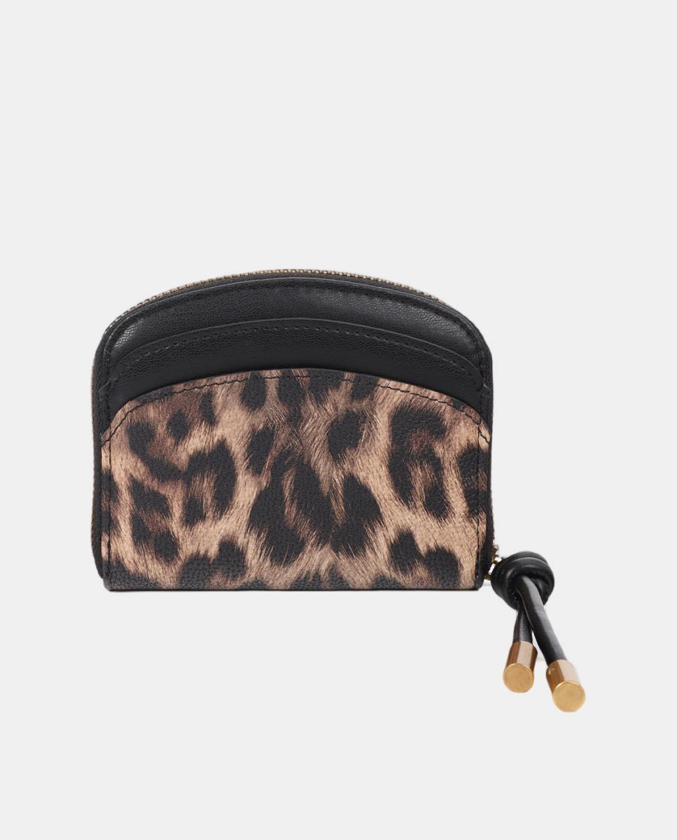 Porta-Moedas com Animal Print Castanho-escuro-3