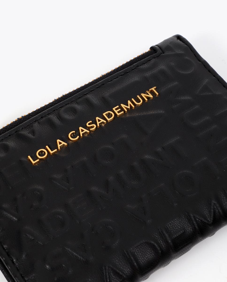Imagen 5 de Monedero básico monograma - Lola Casademunt - Negro Negro