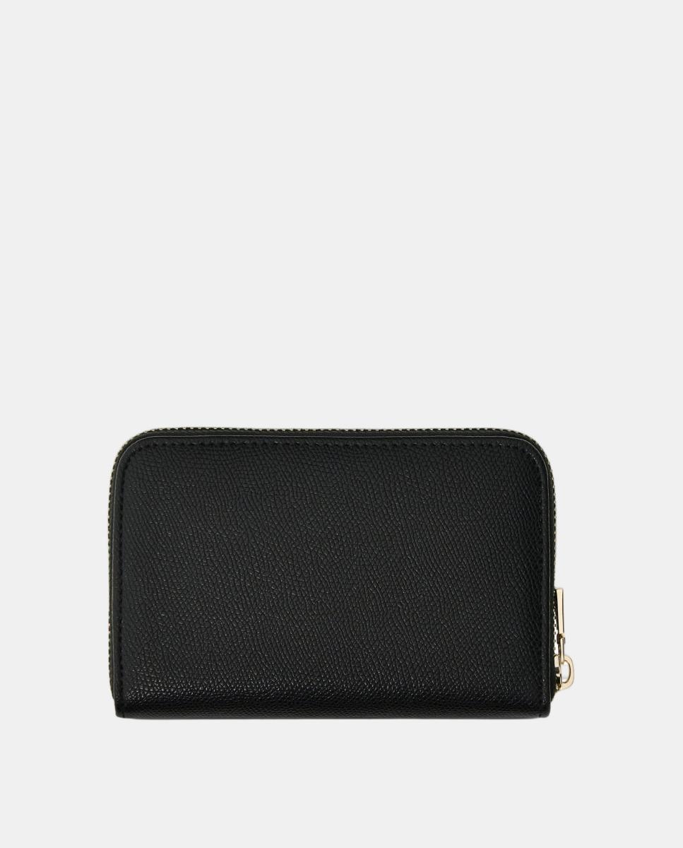 Porta-Moedas Amorette Compacto com Fecho de Correr Preto-4
