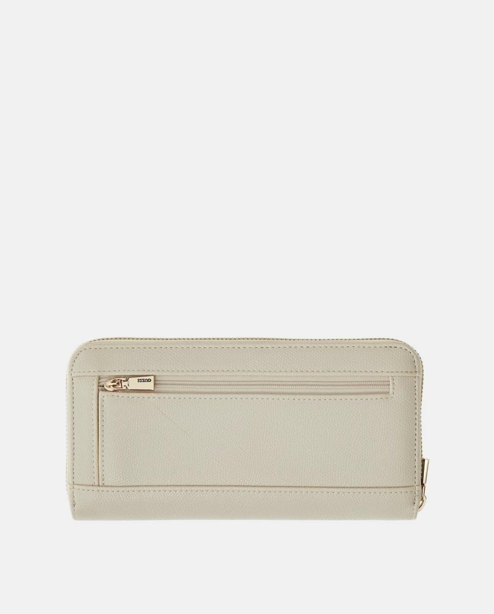 Porta-Moedas Amorette Compacto com Fecho de Correr Natural-2