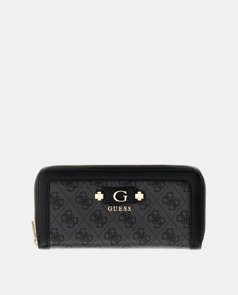Imagen 0 de Monedero Guess Coleen de formato grande con cremallera