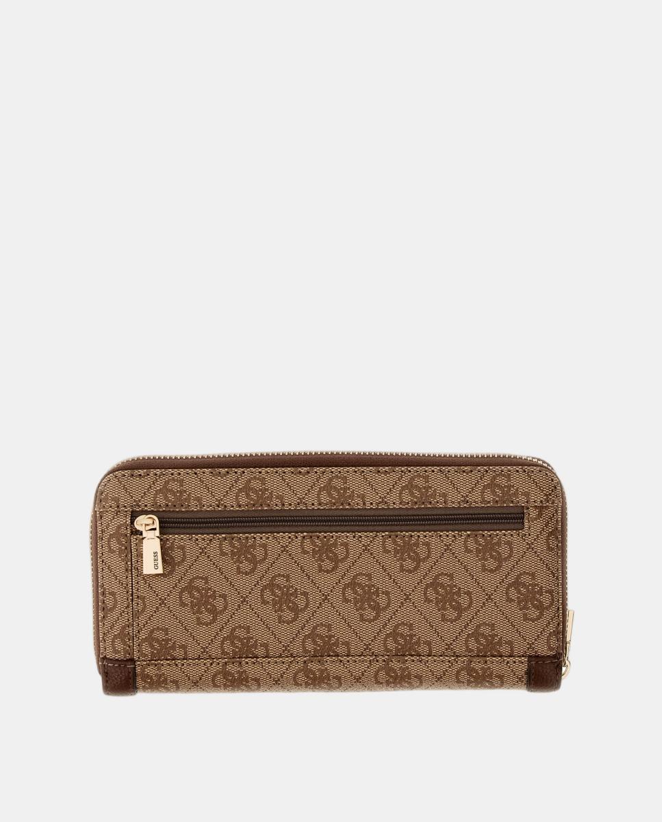 Imagen 4 de Monedero Guess Coleen de formato grande con cremallera - Beige Beige