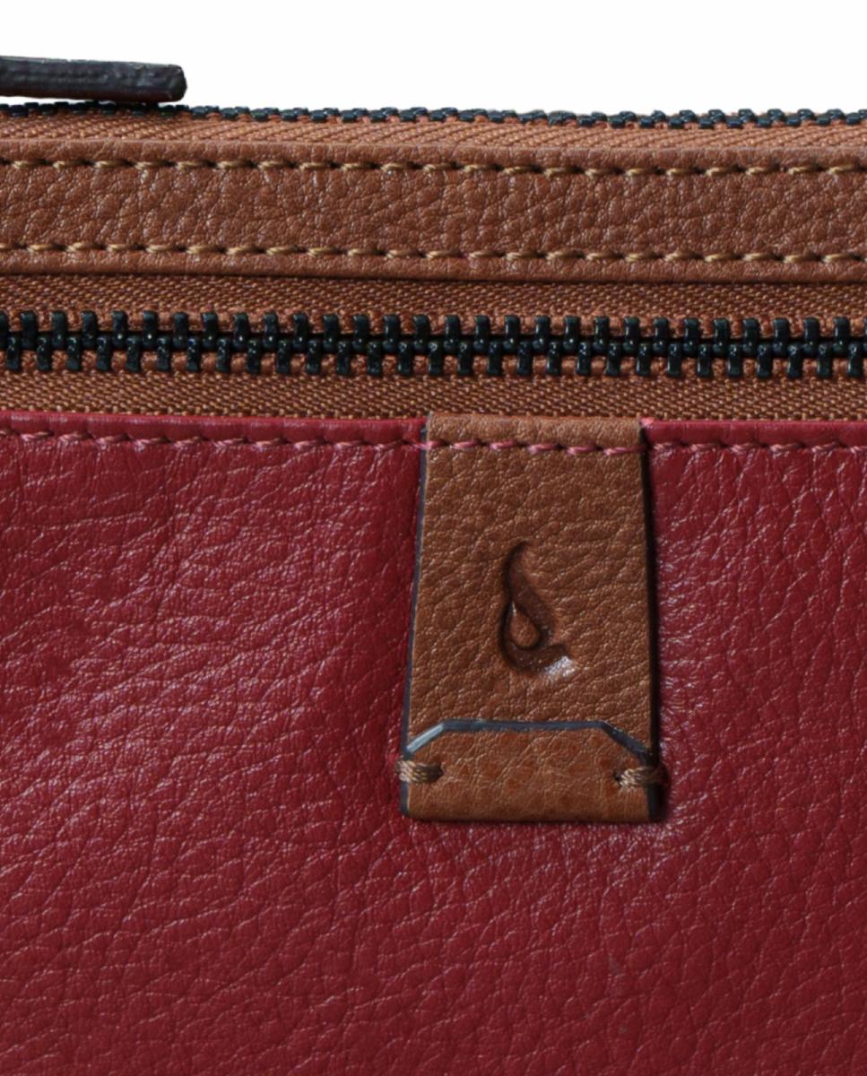 Porta-Moedas em Pele Vermelho-6