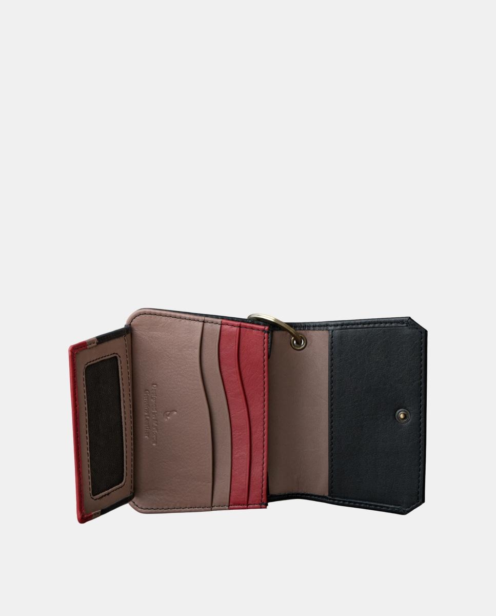 Porta-Moedas em Pele Preto-4