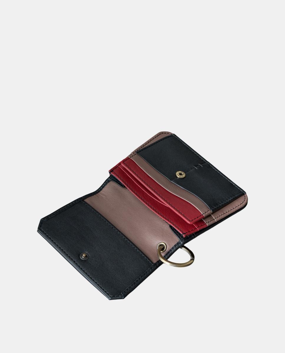 Porta-Moedas em Pele Preto-5