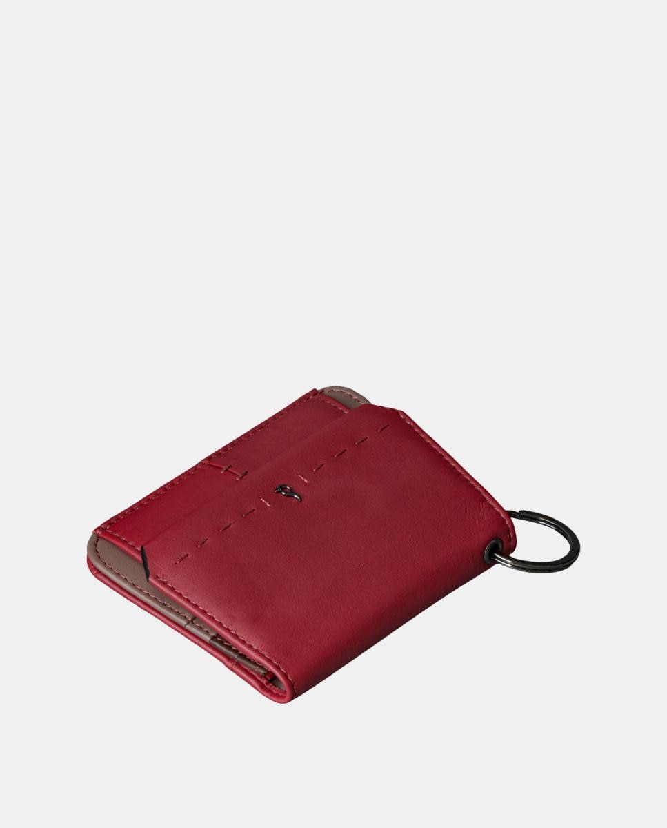 Porta-Moedas em Pele Vermelho-6