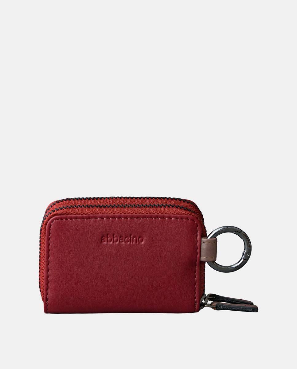 Porta-Moedas em Pele Vermelho-3