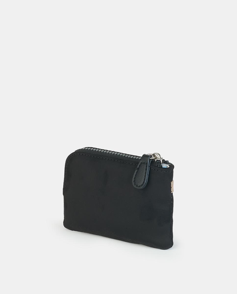 Porta-Moedas com Fecho de Correr Preto-2