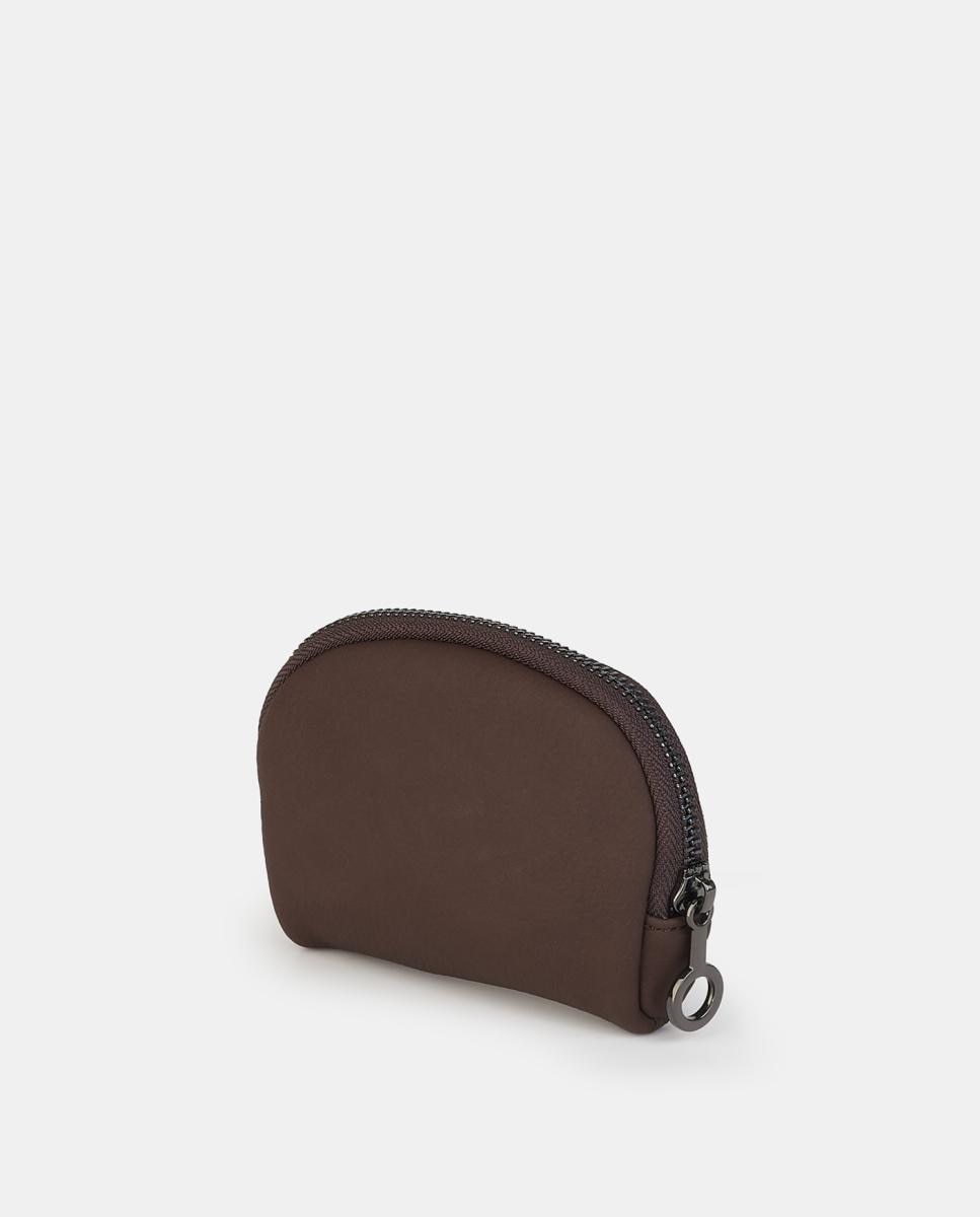 Porta-Moedas com Fecho de Correr Castanho-2