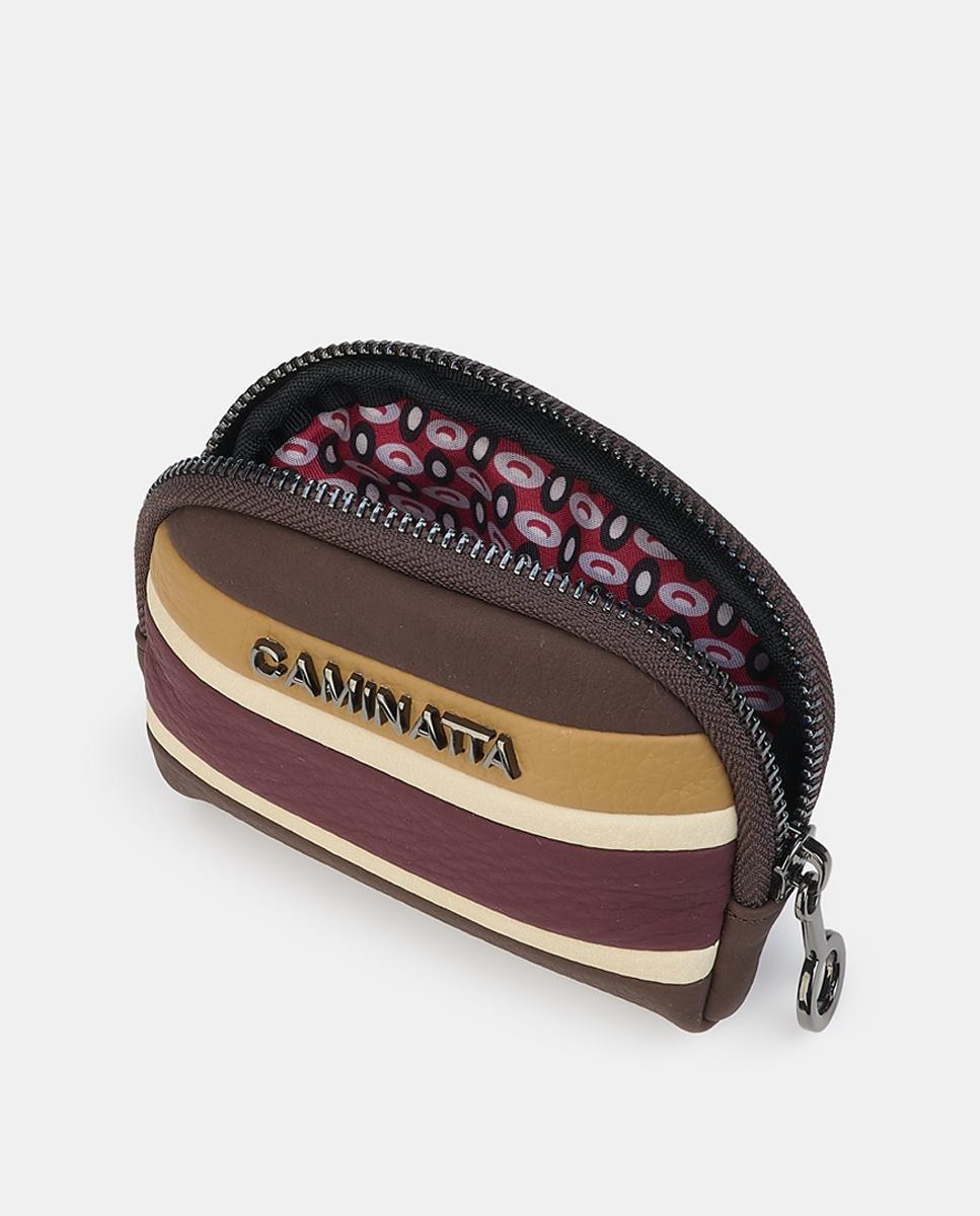 Porta-Moedas com Fecho de Correr Castanho-3