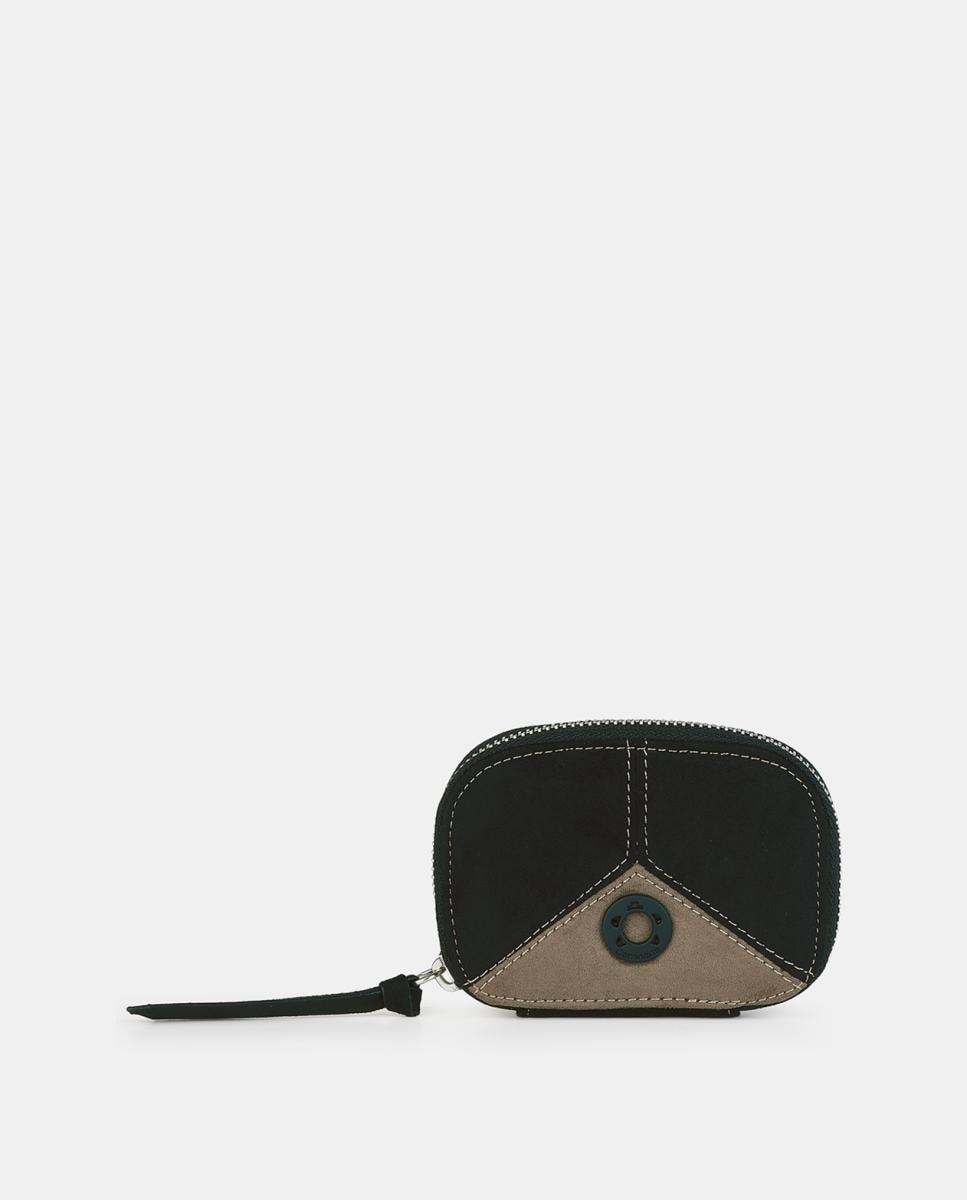 Monedero con cremallera - Caminatta - Negro Negro-1