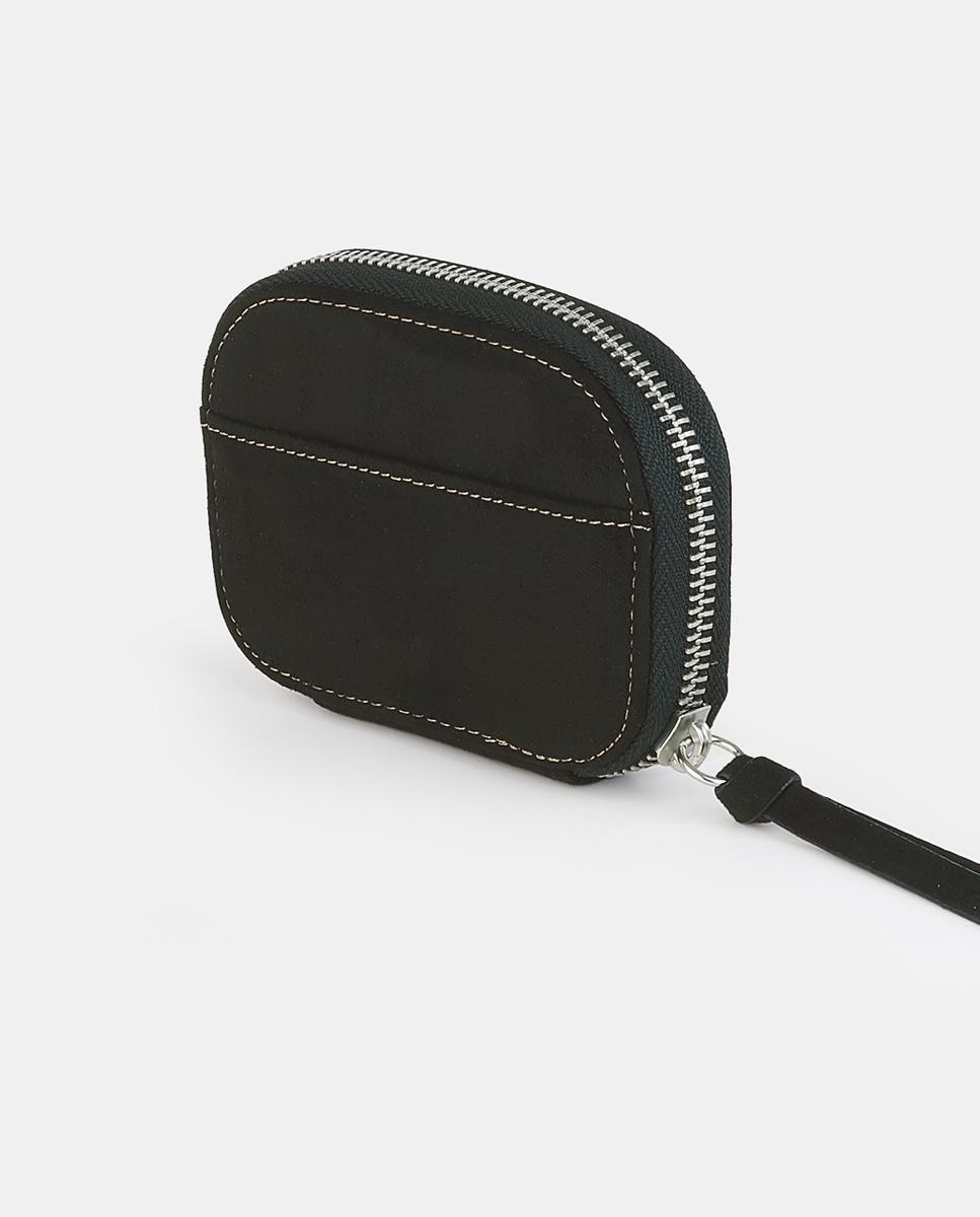 Monedero con cremallera - Caminatta - Negro Negro-2